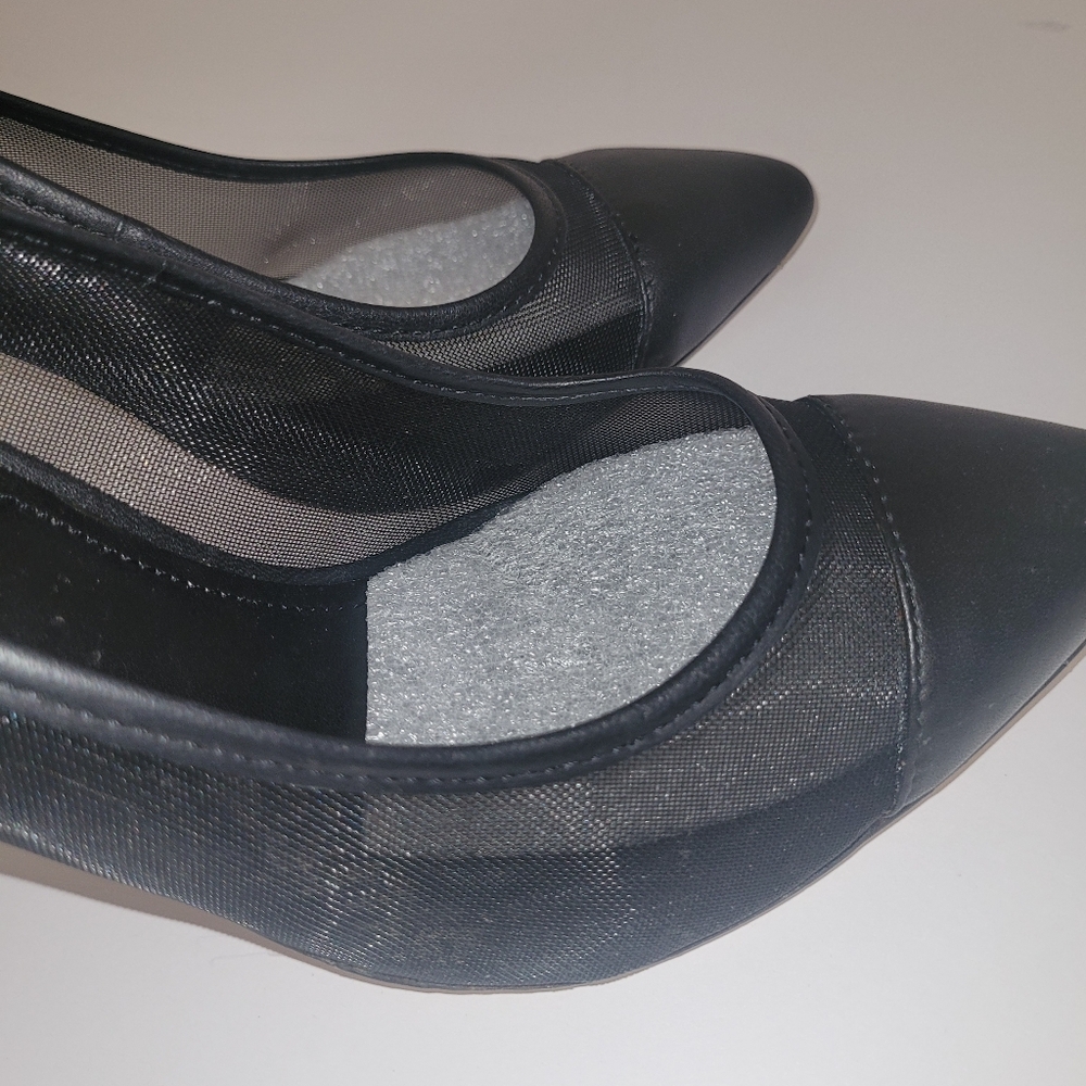 BCBGeneration, black,mesh women's dress shoes.